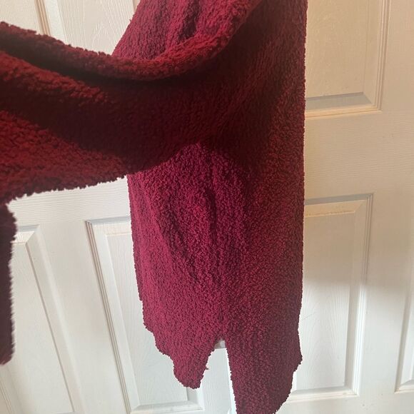 SANCTUARY V-Neck Soft Sweater - Garnet - Picture 3 of 10